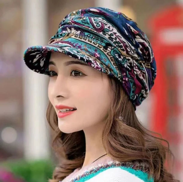 Korean Style Soft Brim Ethnic Women's Hat