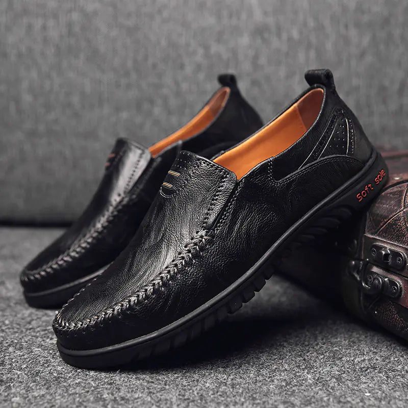 Korean Fashion Casual Leather Shoes for Men