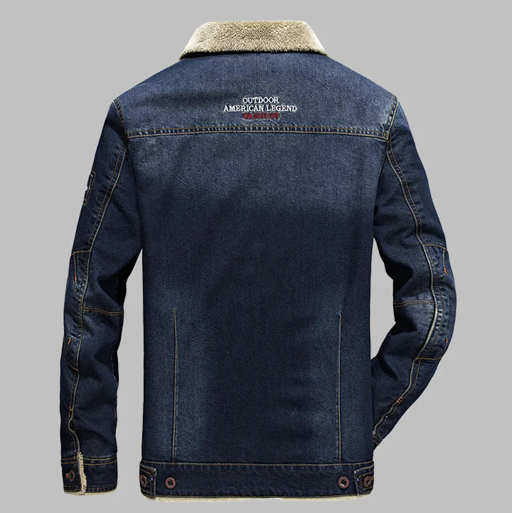 Denim Cotton Jacket, Casual Outerwear, Jean Jacket