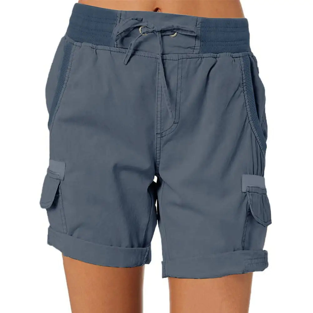 Casual Women's High Waist Cargo Shorts