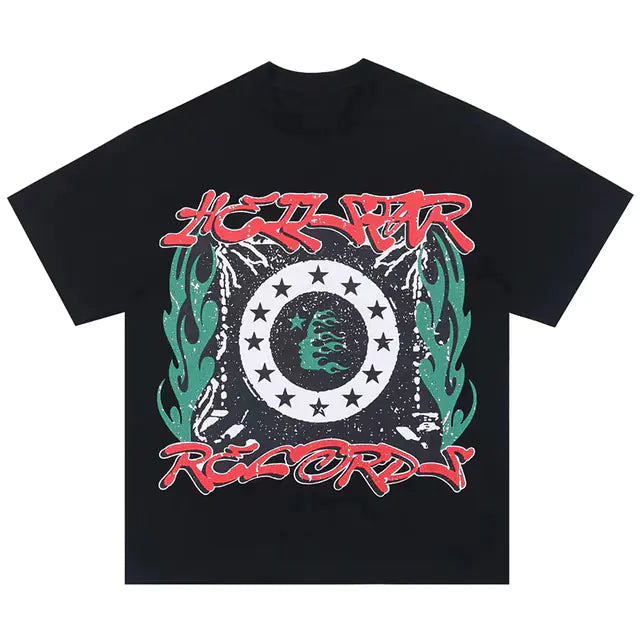 Hellstar Casual Cotton T-Shirt for Men and Women