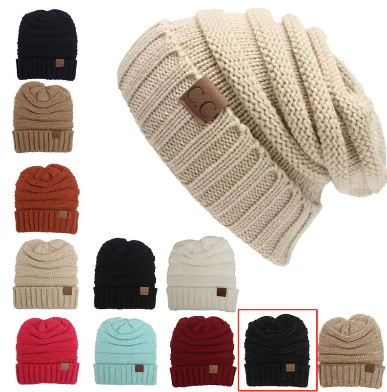 Women's CC Knit Hat - Winter Beanie